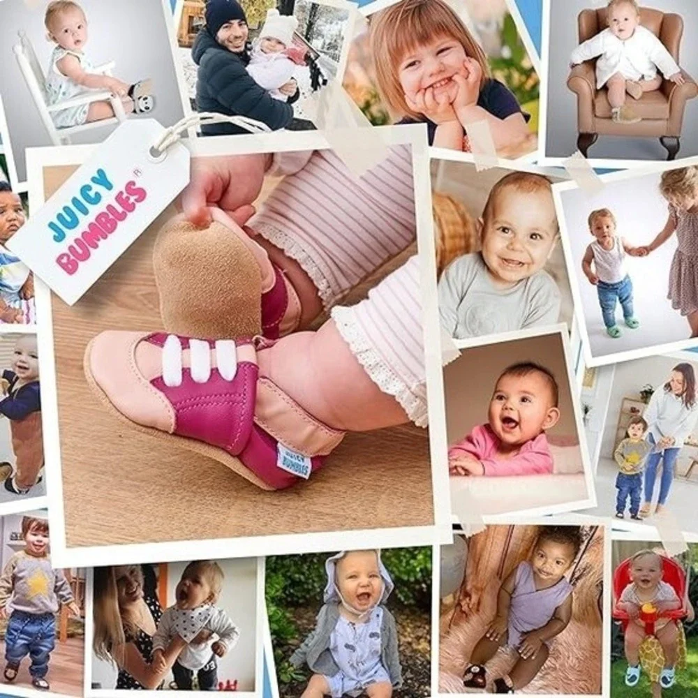 Juicy‎ Bumbles Soft Leather Baby Girl Shoes Size 2